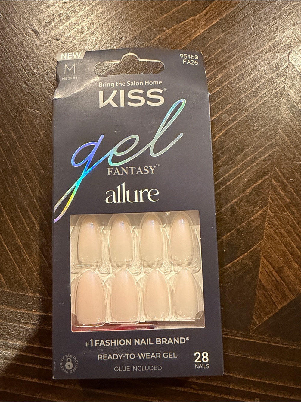 Kiss Gel Fantasy Allure Ready-to-Wear Gel Press-On Nails in Nude Pink